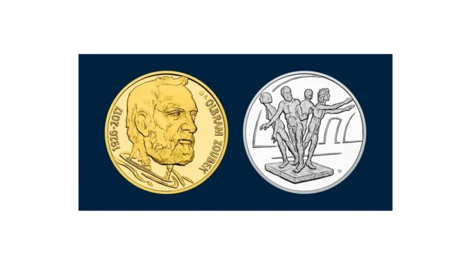Oslava 100 let Olbrama Zoubka s medailemi
