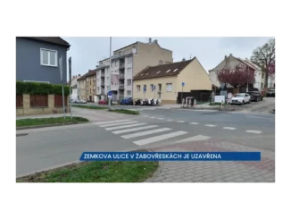 Žabovřesky: Uzavření ulice Zemkova v Brně