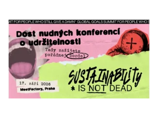 Sustainability: Otevřete tabu na summitu v Praze