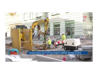 Ovenecká ulice v Praze 7 - opravy a uzavírka dopravy