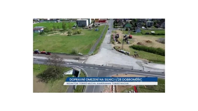 Kruhový objezd u Dobroměřic: Dopravní omezení 2026