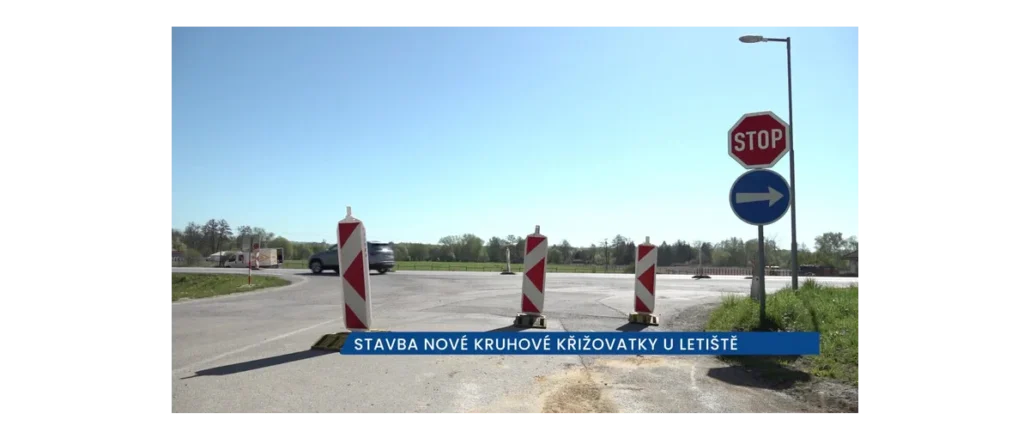 Nová křižovatka u letiště v ČB přináší změny