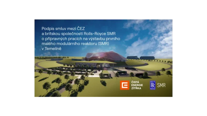 Spolupráce ČEZ a Rolls-Royce na SMR v Temelíně