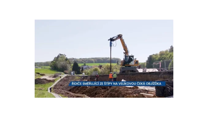 Rekonstrukce silnice ve Štípě přináší objížďku