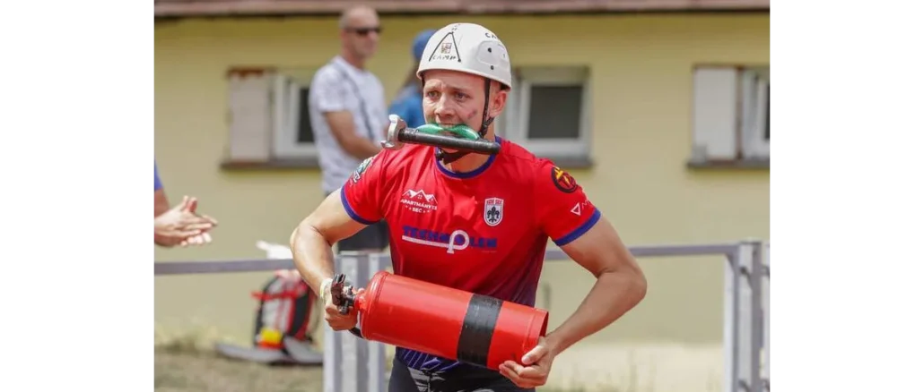 Soutěžní klání v požárním sportu v Liberci