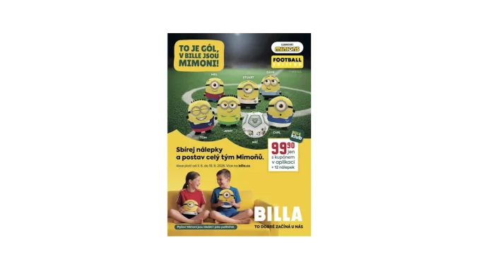 Mimoni v BILLE: Nová kampaň s plyšovými hračkami