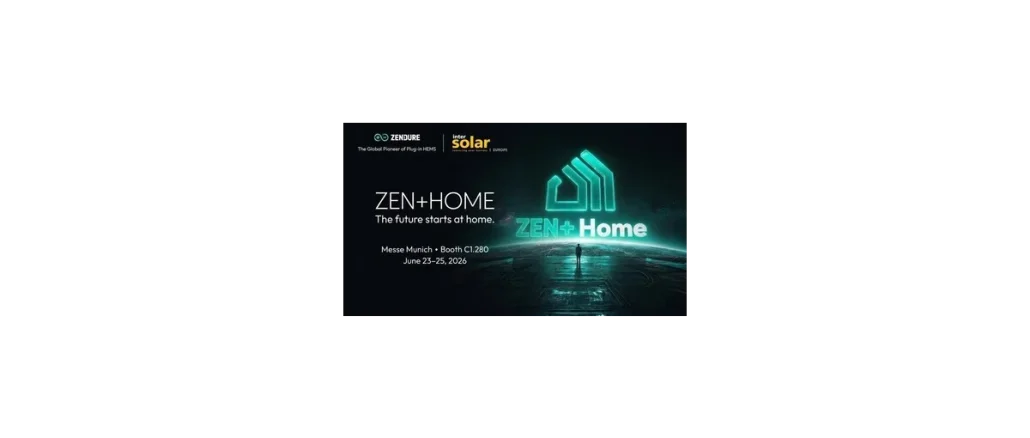 Objevte ZEN+ HOME od Zendure na Intersolar 2026