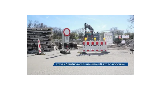 Doprava v Hodoníně omezená kvůli Černému mostu