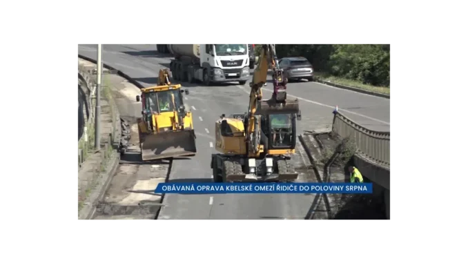 Kbelská silnice projde rozsáhlou rekonstrukcí