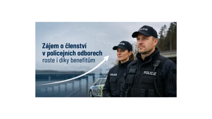 Rostoucí členství v odborech Policie ČR
