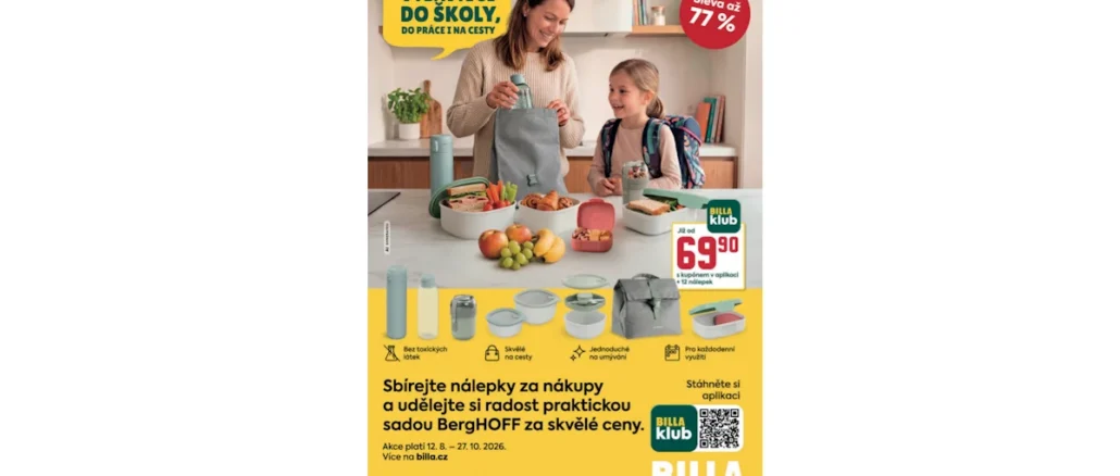 BILLA představuje nový školní katalog pro rodiče