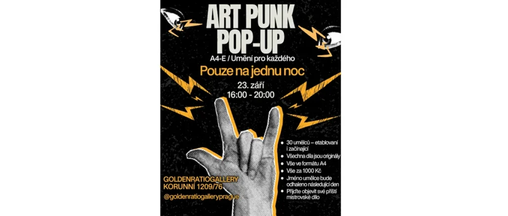 A4-E v Praze: Umění za 1000 Kč na pop-up akci!