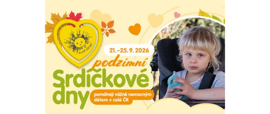 Srdíčkové dny 2023 – Pomozte nemocným dětem